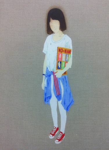 Original Figurative People Paintings by Chansong Woo