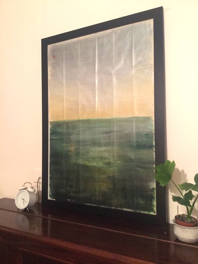 Original Abstract Expressionism Seascape Painting by Rich Mccoy