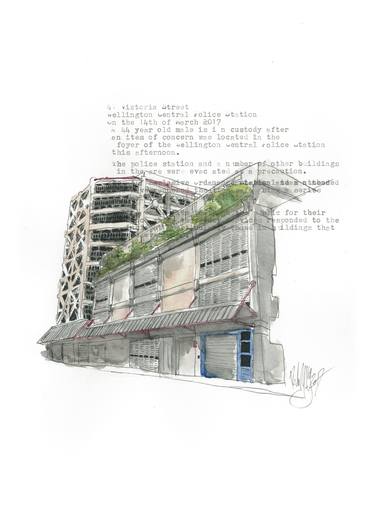 Print of Documentary Architecture Drawings by Rich McCoy