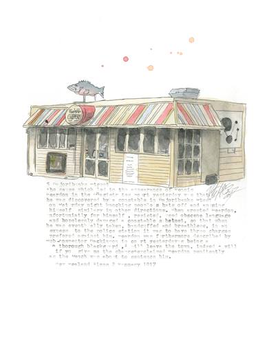 Original Documentary Architecture Drawings by Rich McCoy