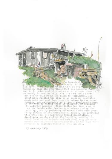 Original Documentary Architecture Drawings by Rich McCoy