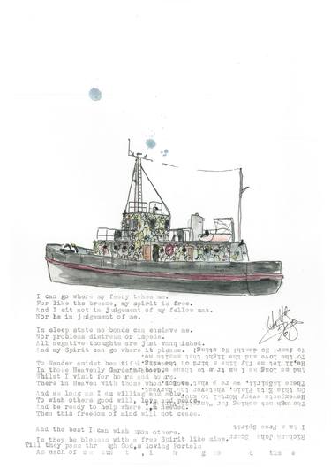 Print of Illustration Boat Paintings by Rich McCoy