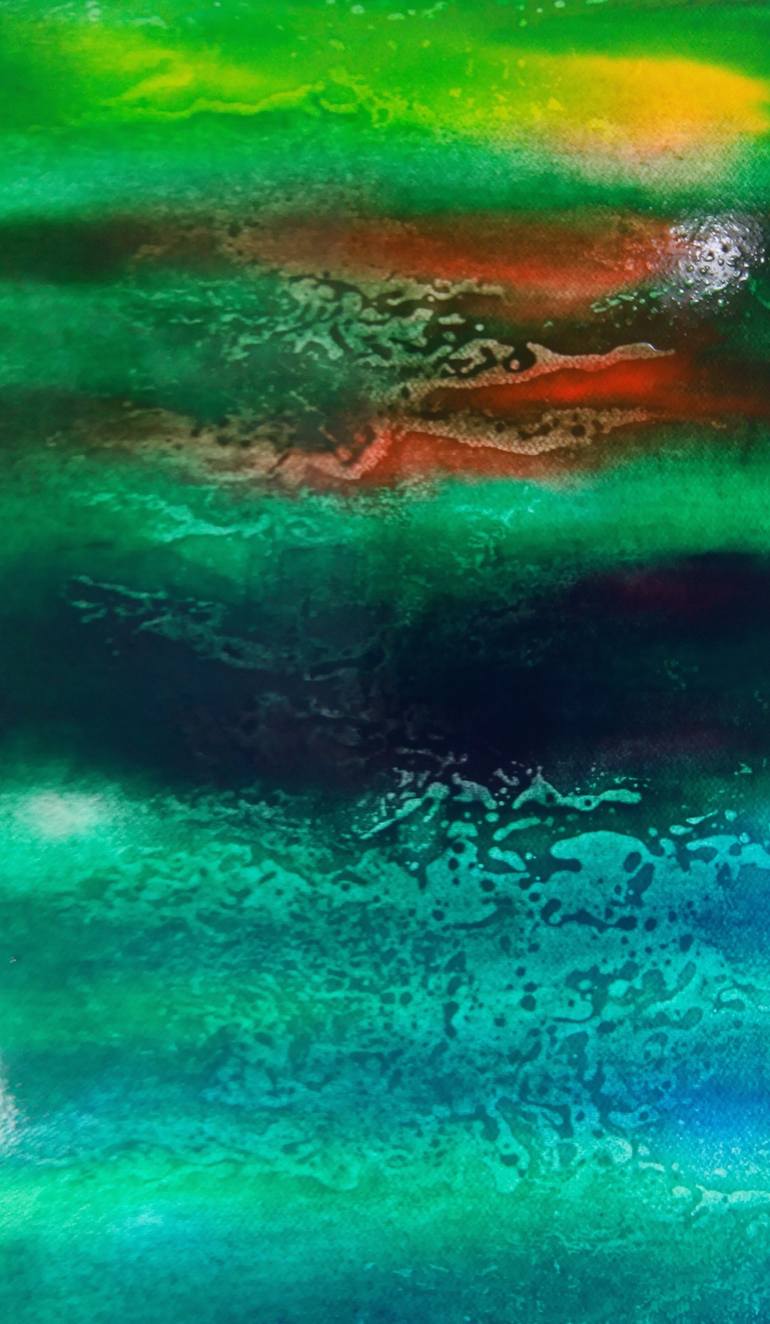 Original Abstract Painting by Dries Ketels