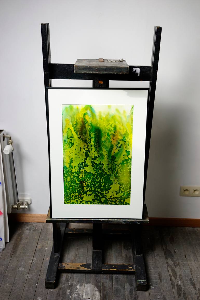 Original Conceptual Abstract Painting by Dries Ketels