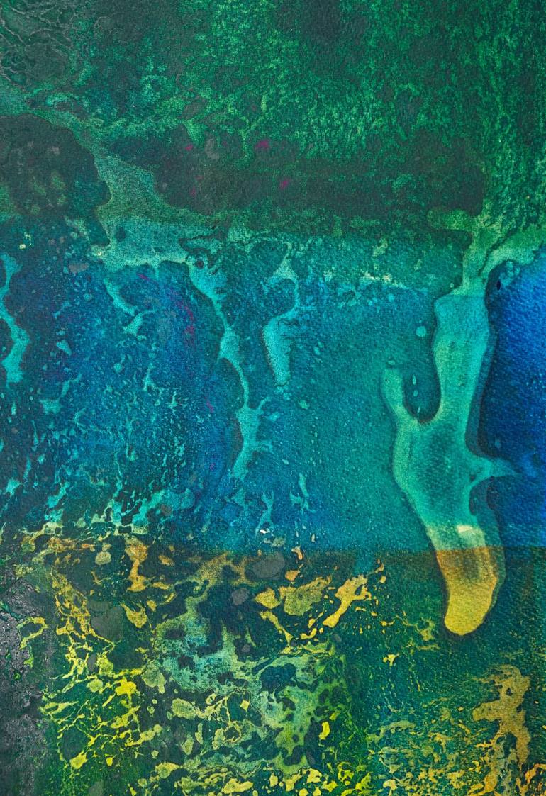 Original Abstract Painting by Dries Ketels