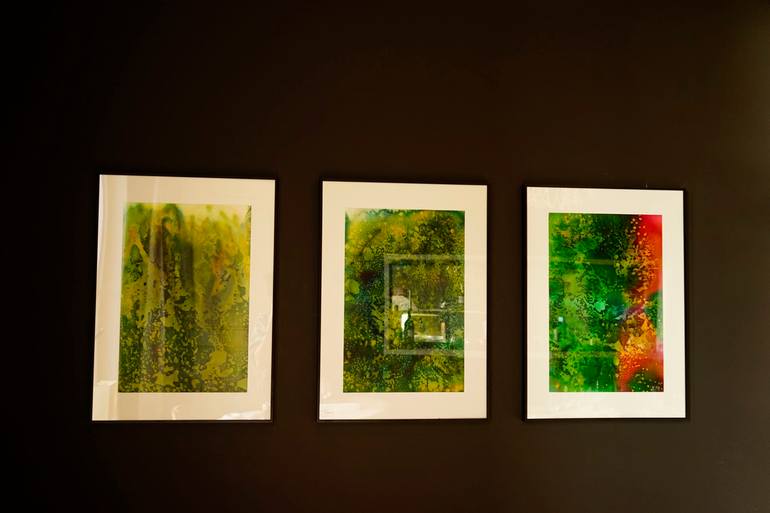 Original Conceptual Abstract Painting by Dries Ketels