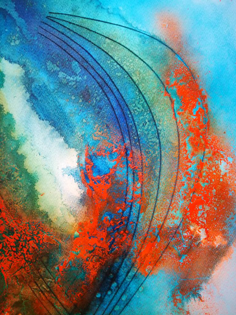 Original Expressionism Abstract Painting by Dries Ketels