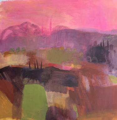 Original Abstract Expressionism Landscape Paintings by Aesha Kennedy