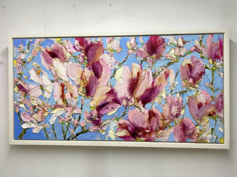 Original Impressionism Floral Painting by Silvia Schaumloeffel