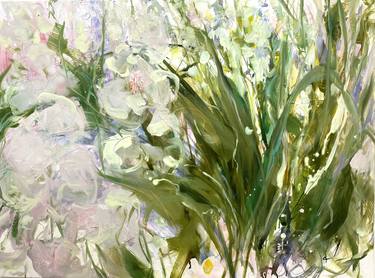 Print of Expressionism Floral Paintings by Silvia Schaumloeffel