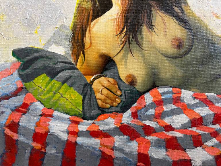 Original Contemporary Nude Painting by Artur M