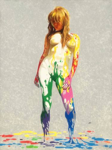 Colorful Artistic Porn - Colorful Nude Paintings | Saatchi Art