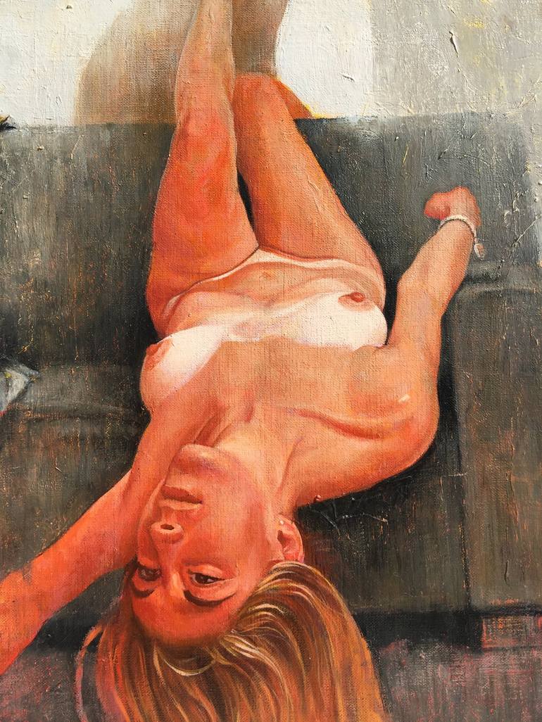Original Figurative Erotic Painting by Artur M
