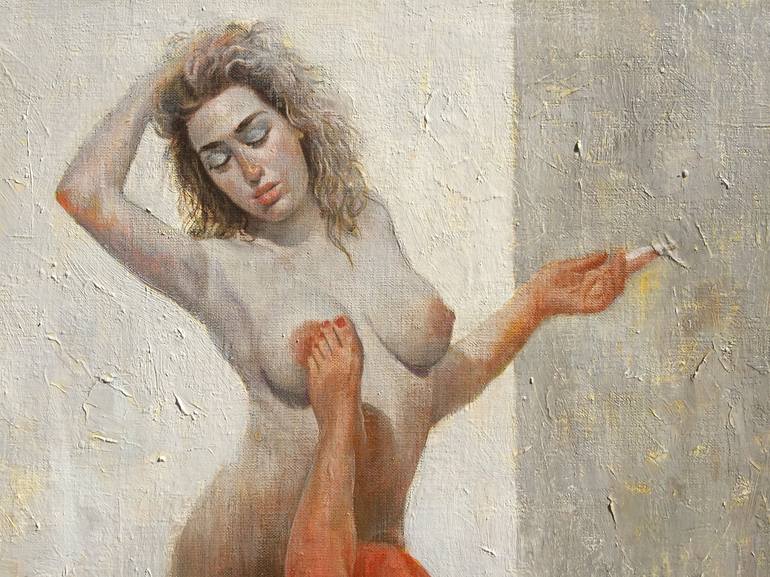 Original Erotic Painting by Artur M