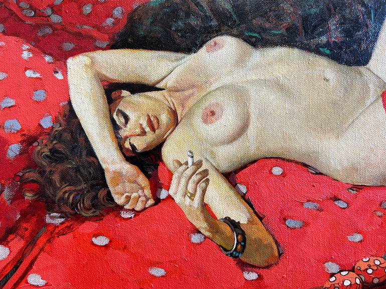 Original Figurative Nude Painting by Artur M
