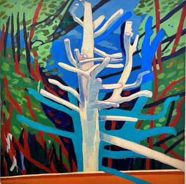 Original Abstract Tree Paintings by Dan Brodie