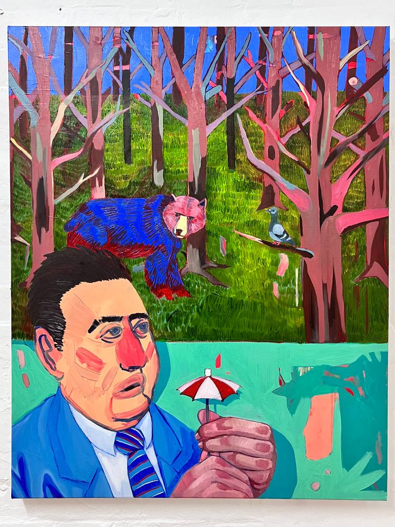 Original Figurative Animal Painting by Dan Brodie