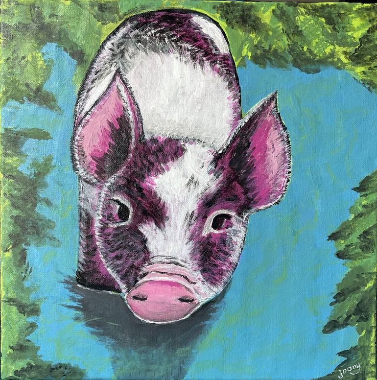 Original Animal Painting by Joany Degs