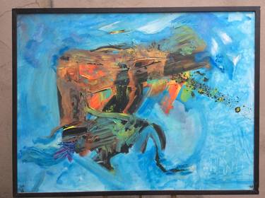 Original Abstract Painting by Mario Alanis
