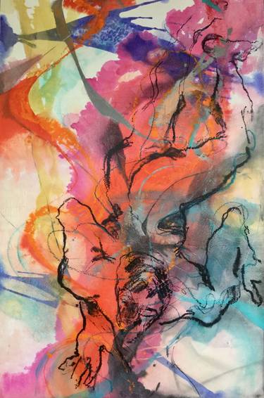 Print of Abstract Expressionism Light Paintings by kohlene hendrickson