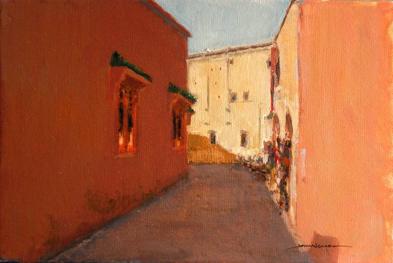 Original Impressionism Cities Paintings by Daniel Cordoba Garcia