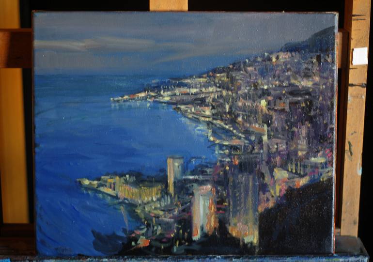 Original Impressionism Cities Painting by Daniel Cordoba Garcia