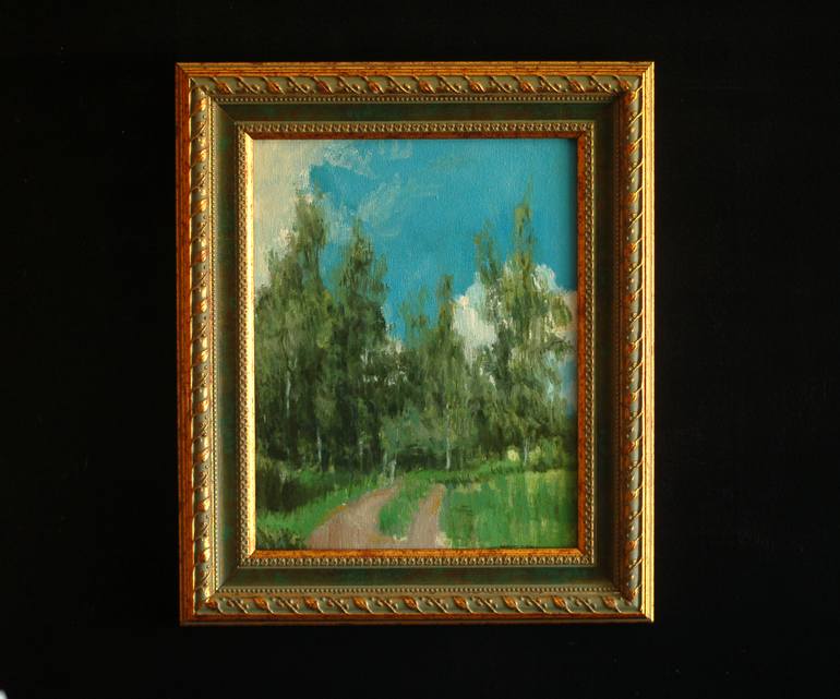 Original Impressionism Nature Painting by Daniel Cordoba Garcia