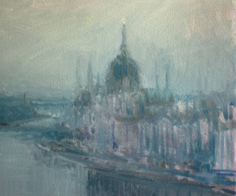 Original Impressionism Cities Painting by Daniel Cordoba Garcia