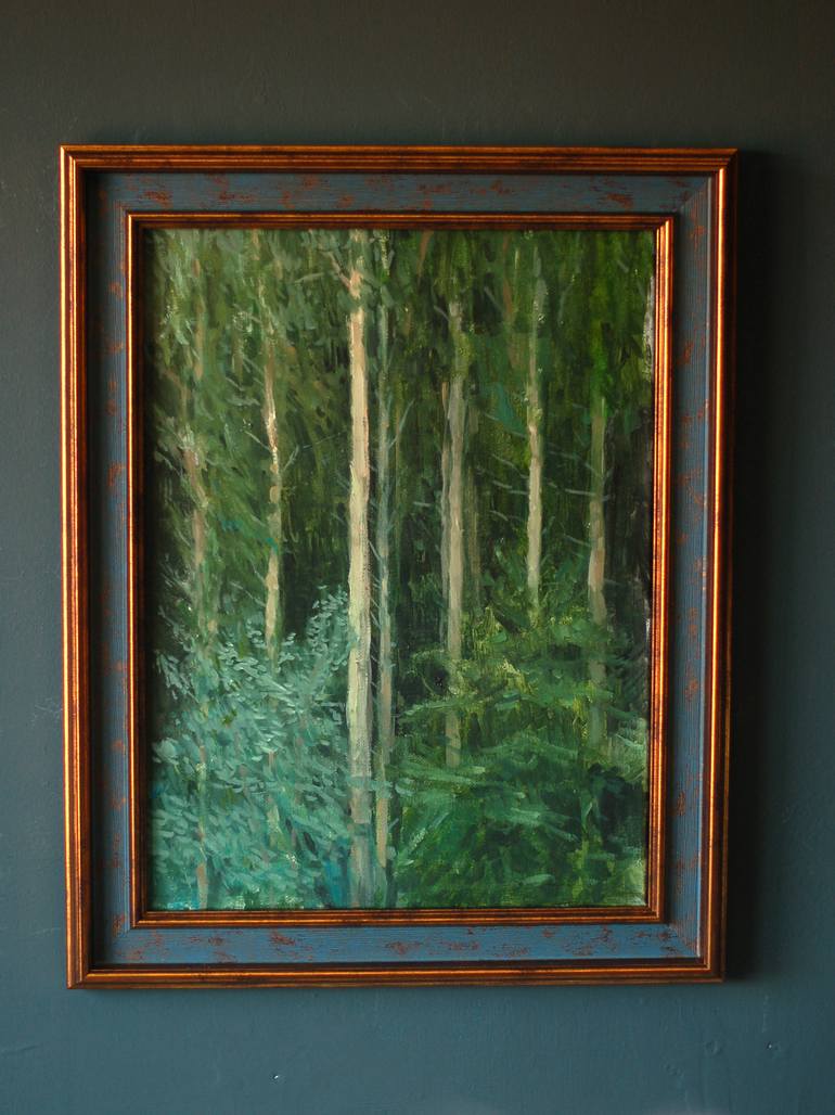 Original Impressionism Landscape Painting by Daniel Cordoba Garcia