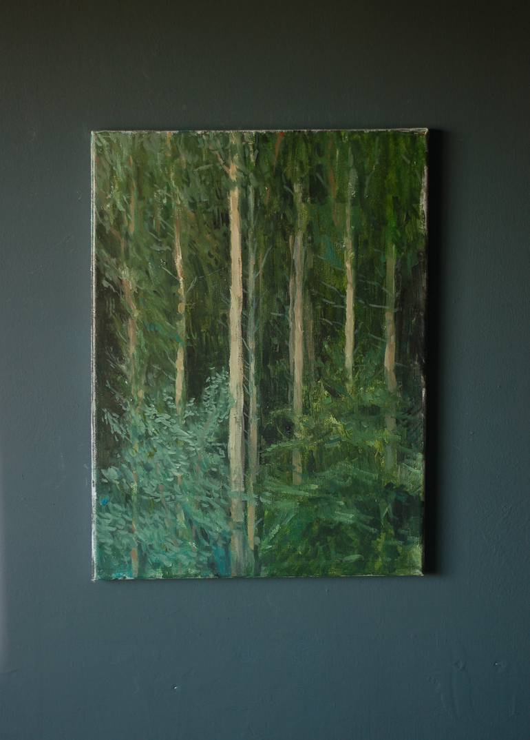 Original Impressionism Landscape Painting by Daniel Cordoba Garcia