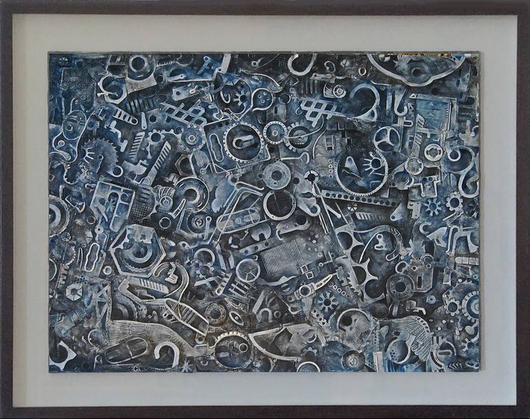 Original Abstract Painting by David Gould