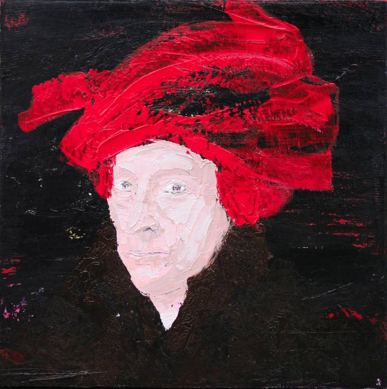 The Man in a Red Turban Painting by Eric Citerne | Saatchi Art