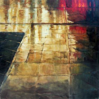 Original Abstract Cities Paintings by Victoria Niki