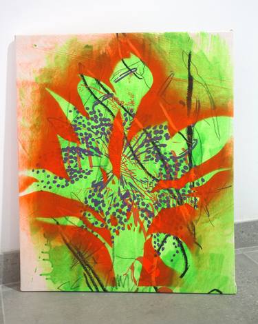 Original Abstract Expressionism Abstract Painting by Ana Beltrá