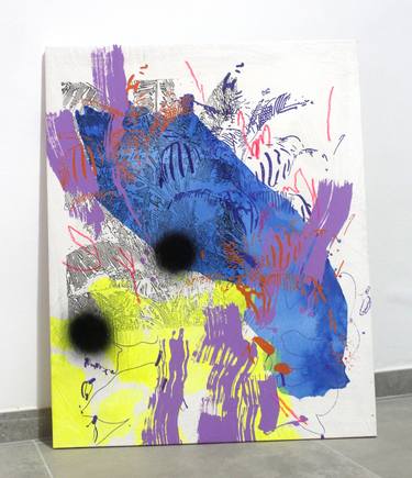 Original Abstract Expressionism Abstract Painting by Ana Beltrá