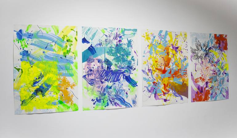 Original Abstract Expressionism Abstract Painting by Ana Beltrá