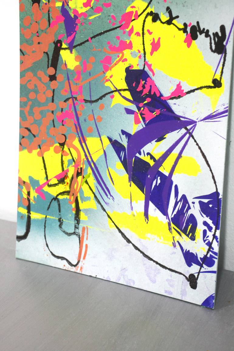 Original Abstract Expressionism Abstract Mixed Media by Ana Beltrá