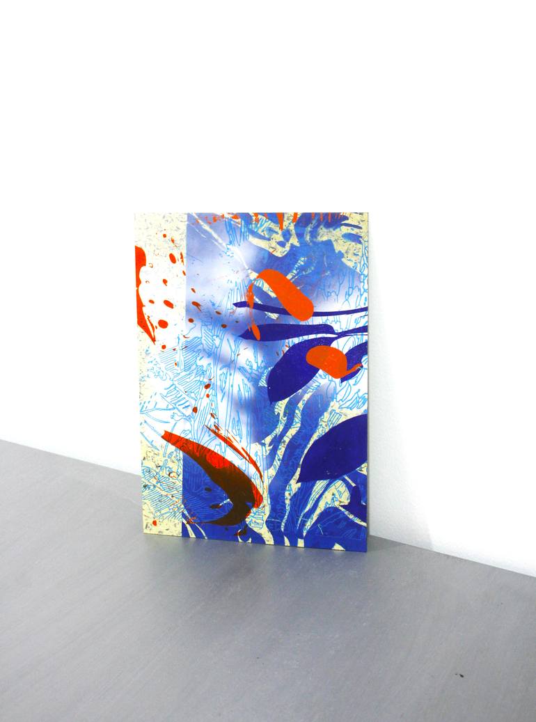 Original Abstract Expressionism Abstract Mixed Media by Ana Beltrá