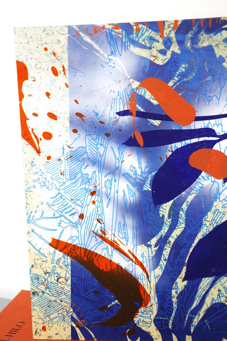 Original Abstract Expressionism Abstract Mixed Media by Ana Beltrá