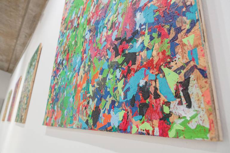 Original Abstract Expressionism Nature Painting by Ana Beltrá