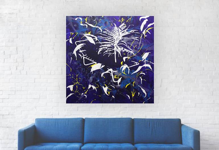 Original Abstract Expressionism Nature Painting by Ana Beltrá