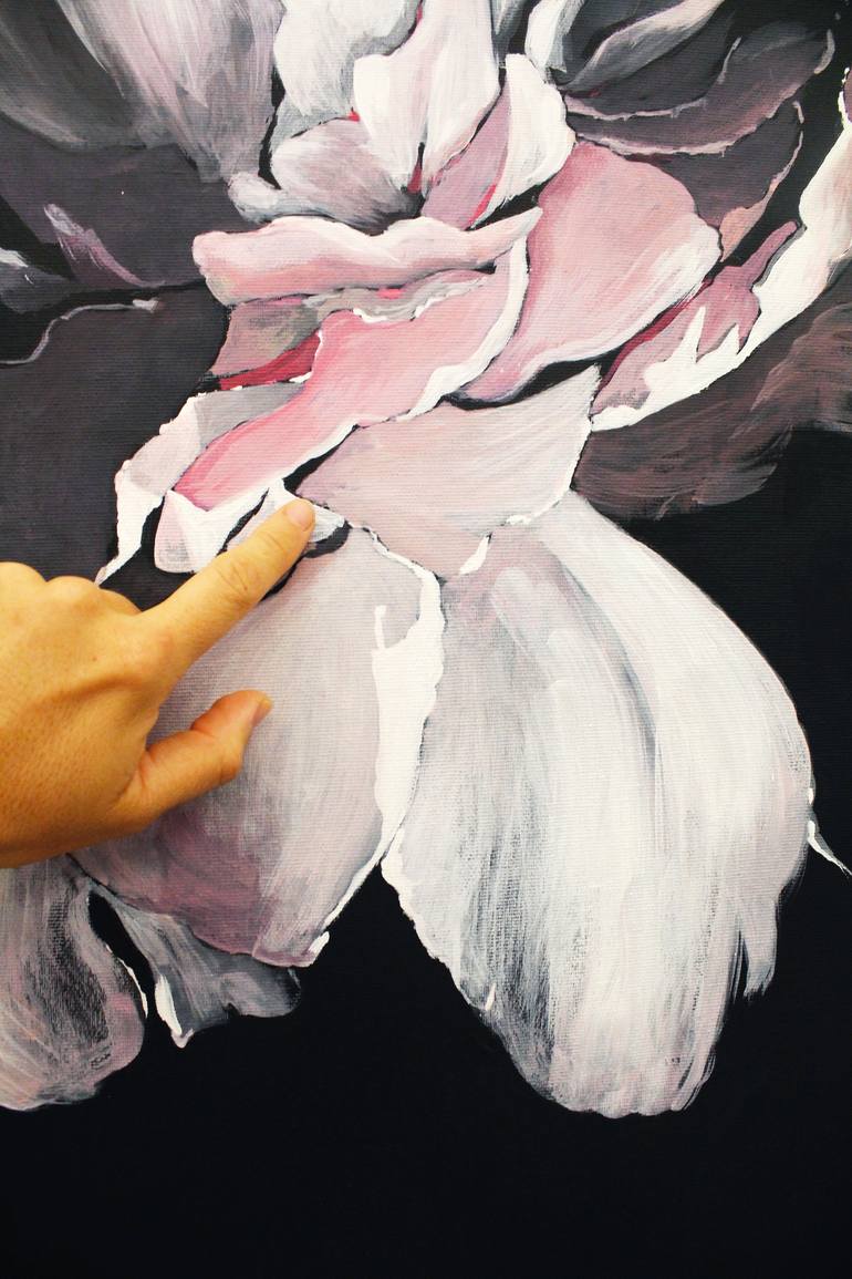 Original Floral Painting by Ana Beltrá