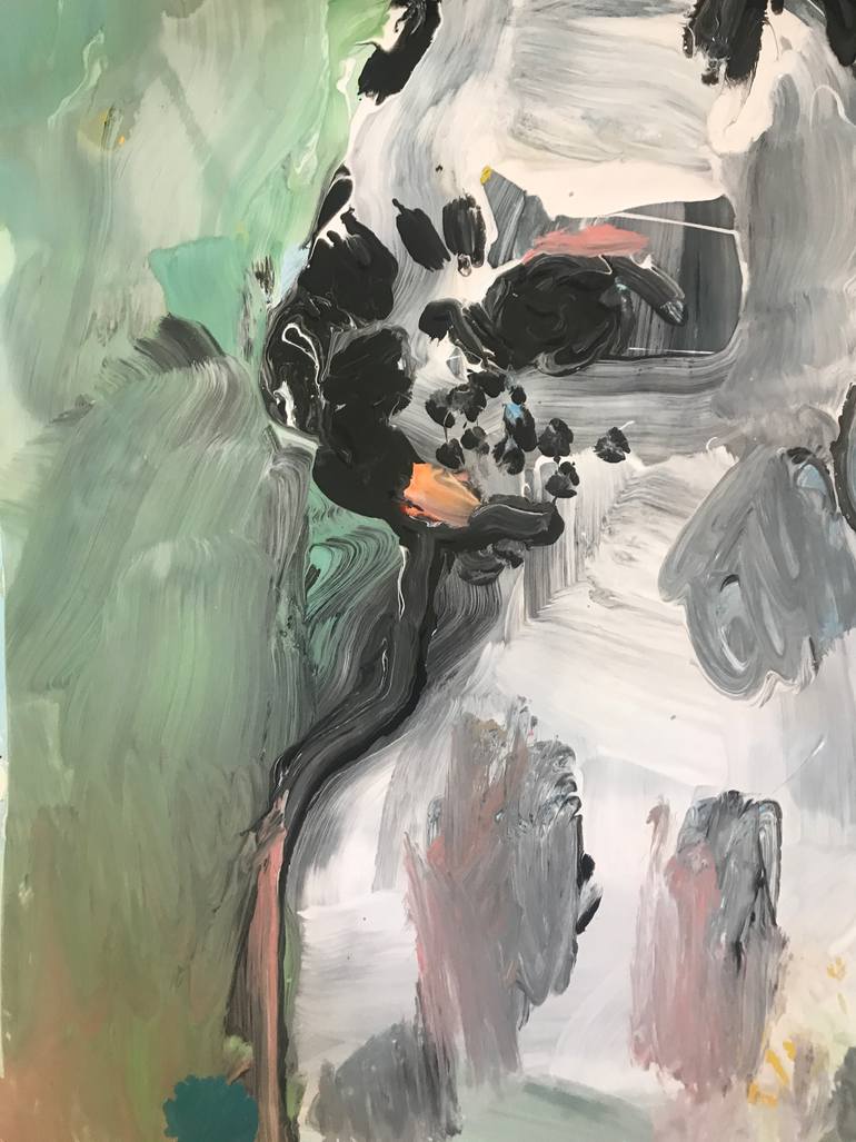 Original Expressionism Animal Painting by Alicia Roy