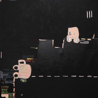 Original Contemporary Abstract Paintings by Aya El Fallah