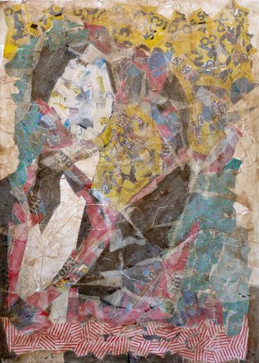 Print of Abstract Expressionism Women Collage by Maurizio Frizziero