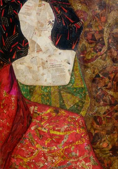 Print of Women Collage by Maurizio Frizziero