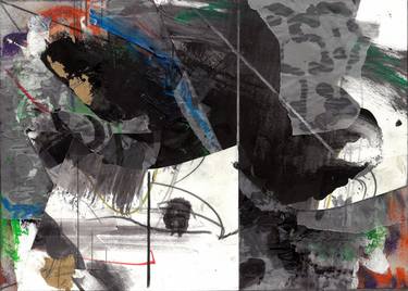 Original Abstract Expressionism Abstract Mixed Media by Muhammad Rafiqul Islam