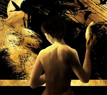 Original Contemporary Women Digital by Dafna Horev