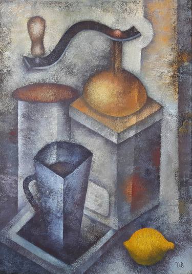 Original Cubism Still Life Paintings by Eugene Ivanov