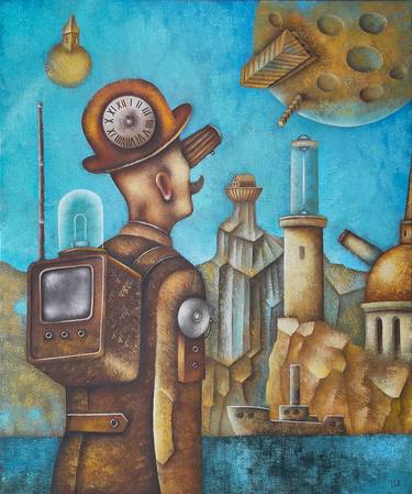 Original Science/Technology Paintings by Eugene Ivanov